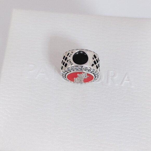 Pandora Mickey Mouse Holiday Bead Charm Bracelet Pendant S925 Silver with box - Picture 5 of 9